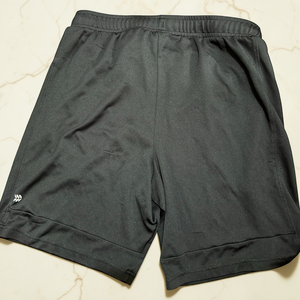 Men's Black Athletic Shorts - Picture 3 of 9